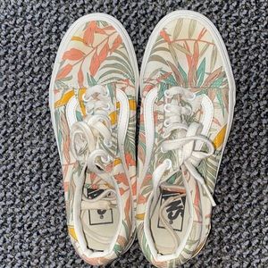 VANS tropical pattern